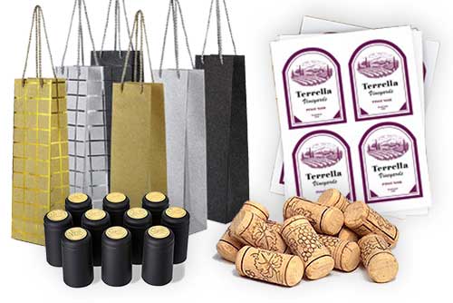 Village Craft Winemaker - Home Winemaking Accessories Calgary - Labels, Corks, Gift Bags, Shrink Tops
