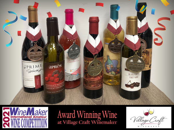 2021 Winemaker Competition - Award Winning Wine at Village Craft Winemaker