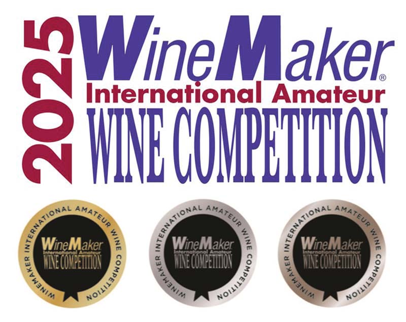 2025 - WineMaker Magazine Wine Competition Logo with Medals