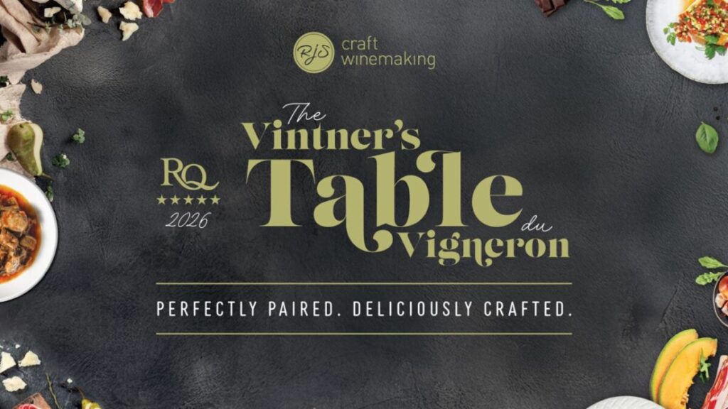 RJ Spagnols - Restricted Quantities 2026 - Vintner's Table Banner